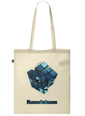 rubik's cuba tote bag