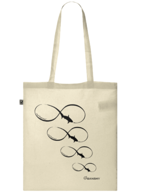 Infinity Tresher Shark tote bag